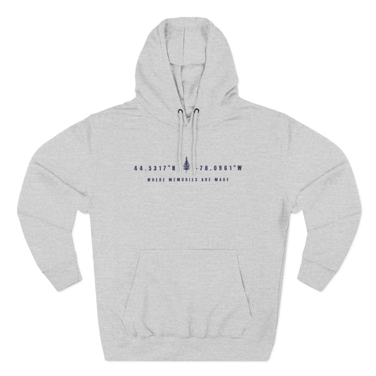 White Lake Coordinates Hoodie