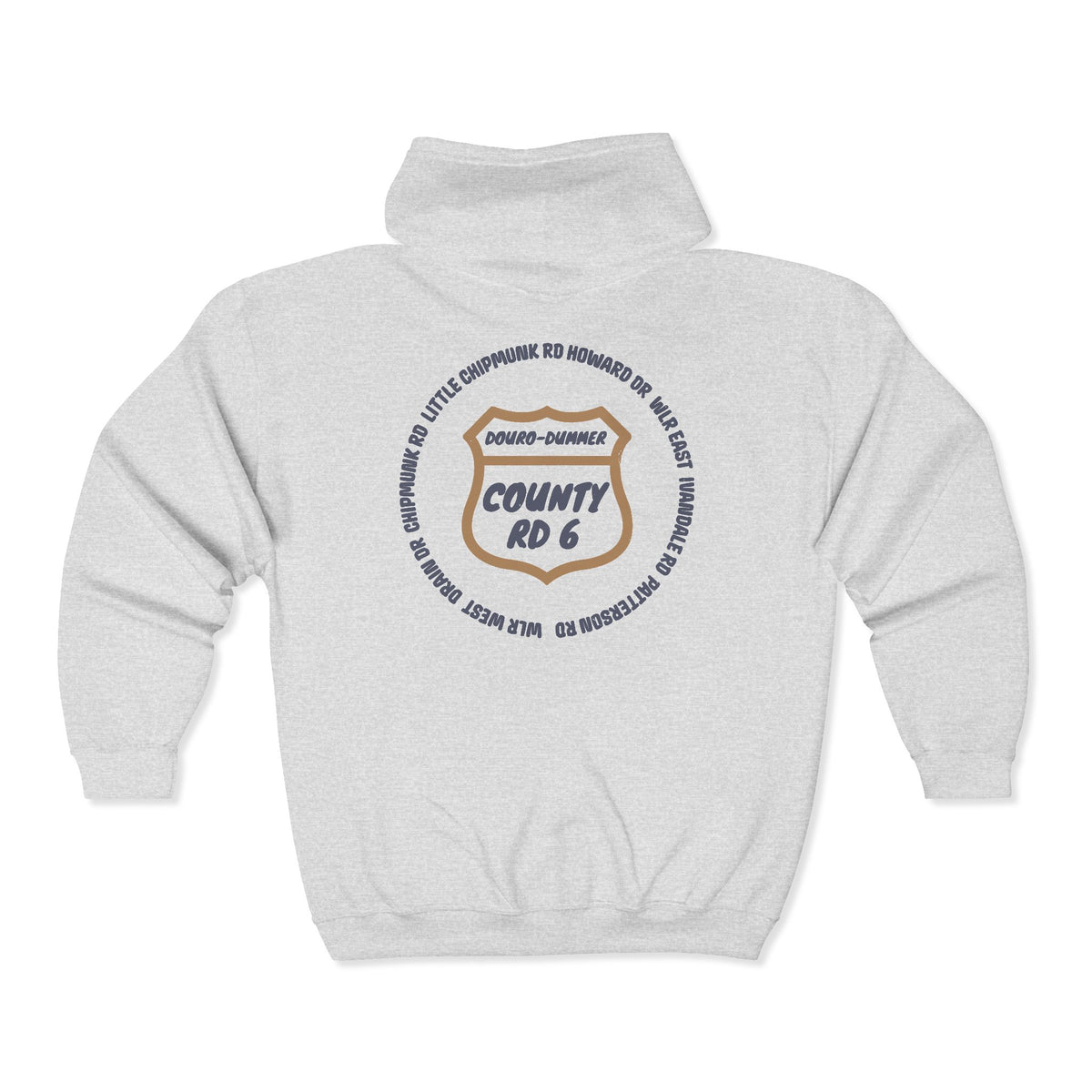 White Lake Roads Zip Hoodie