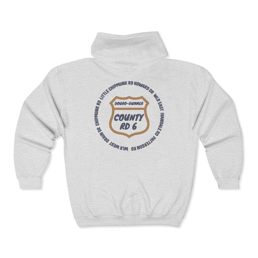 White Lake Roads Zip Hoodie