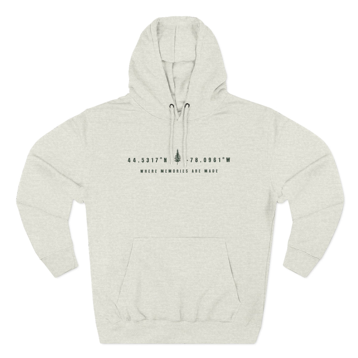 White Lake Coordinates Hoodie