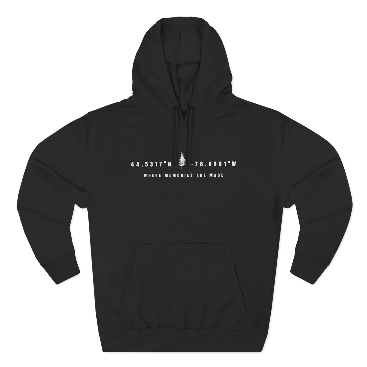 White Lake Coordinates Hoodie
