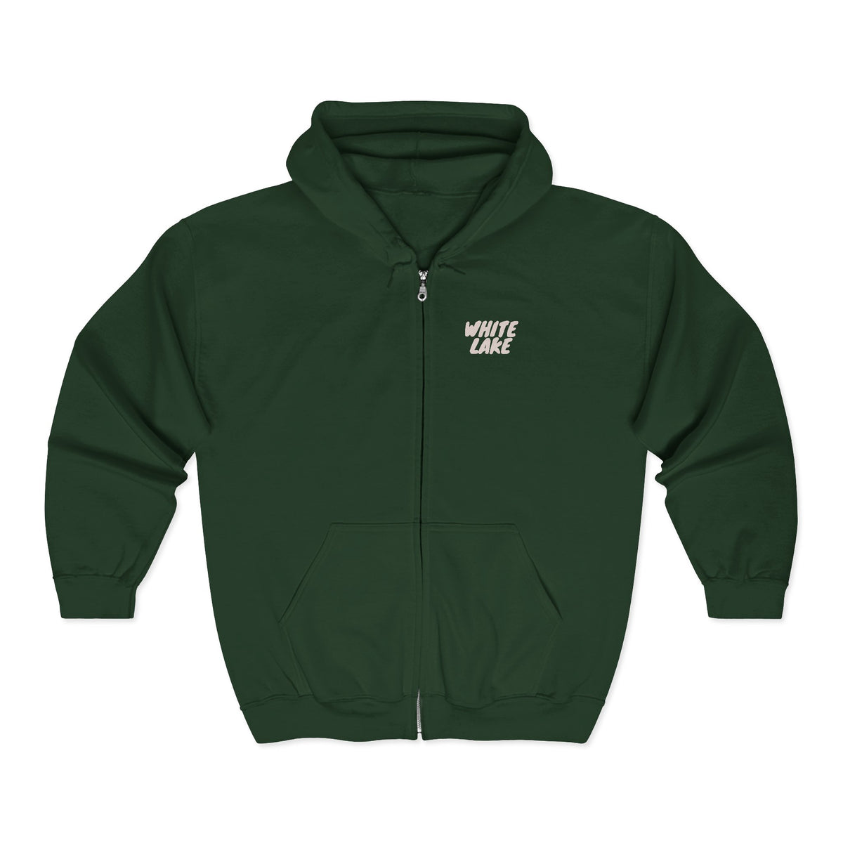 White Lake Roads Zip Hoodie