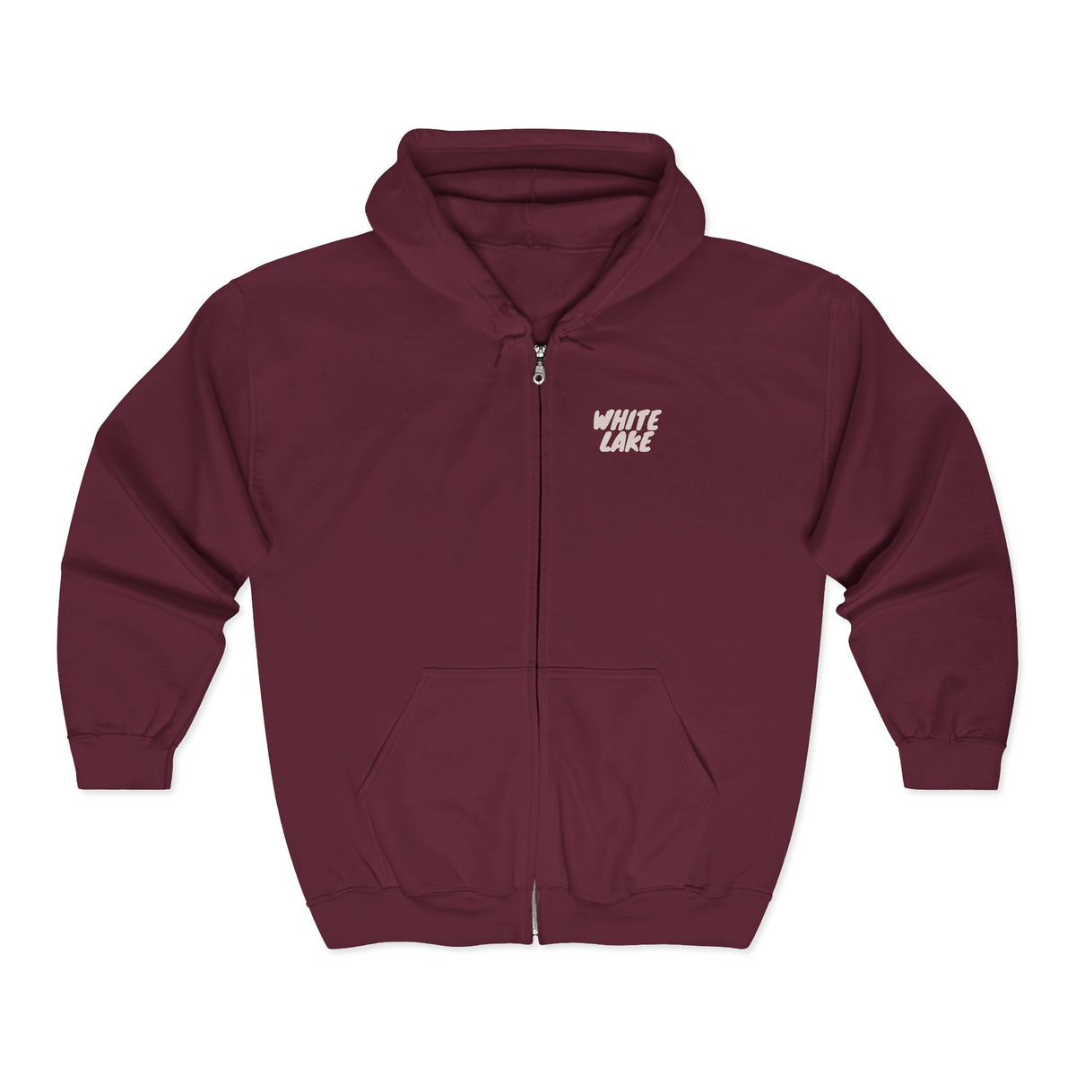 White Lake Roads Zip Hoodie