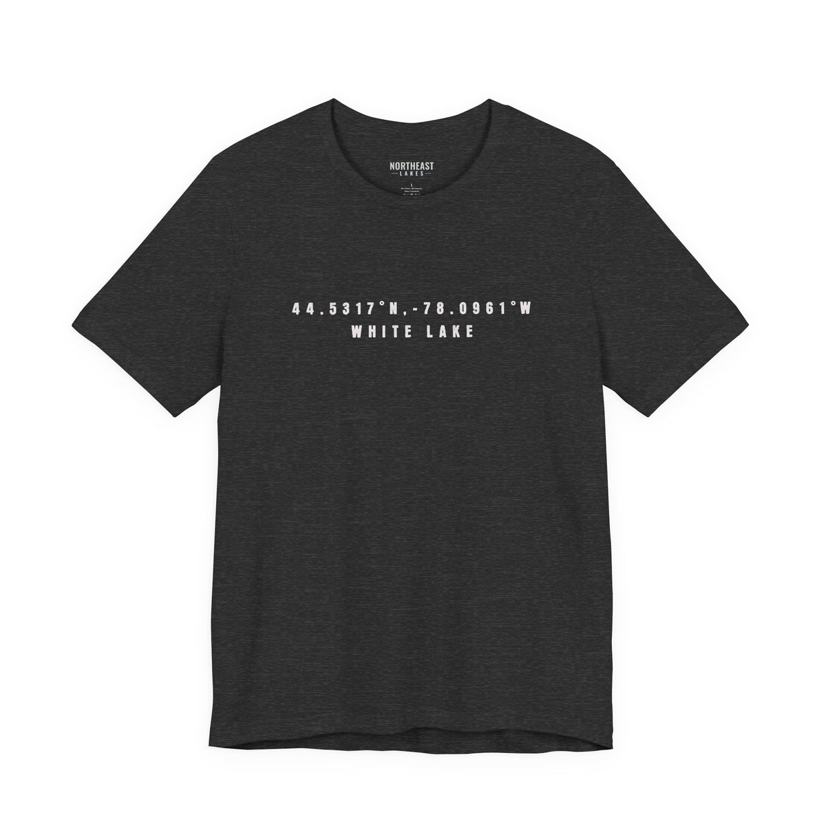 White Lake Coordinates Tee