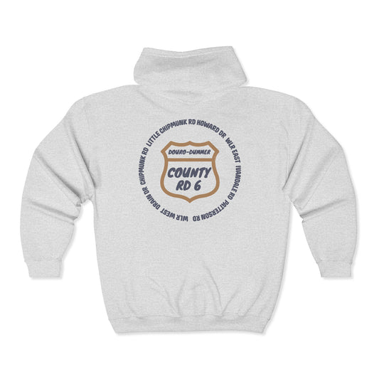 White Lake Roads Zip Hoodie