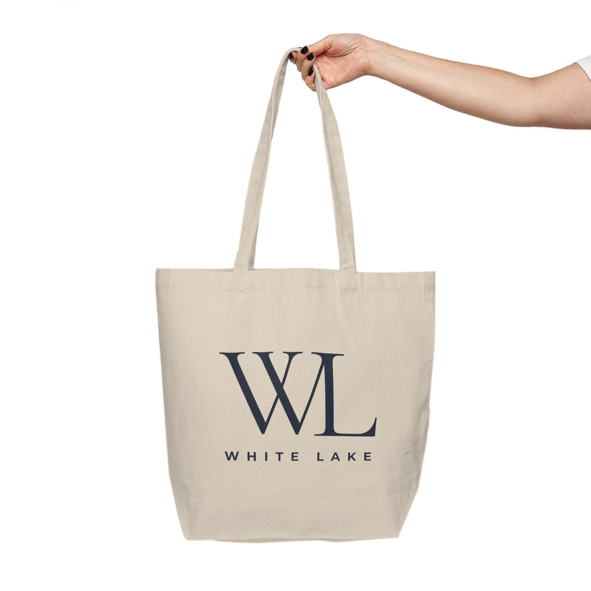 Monogram White Lake Canvas Tote
