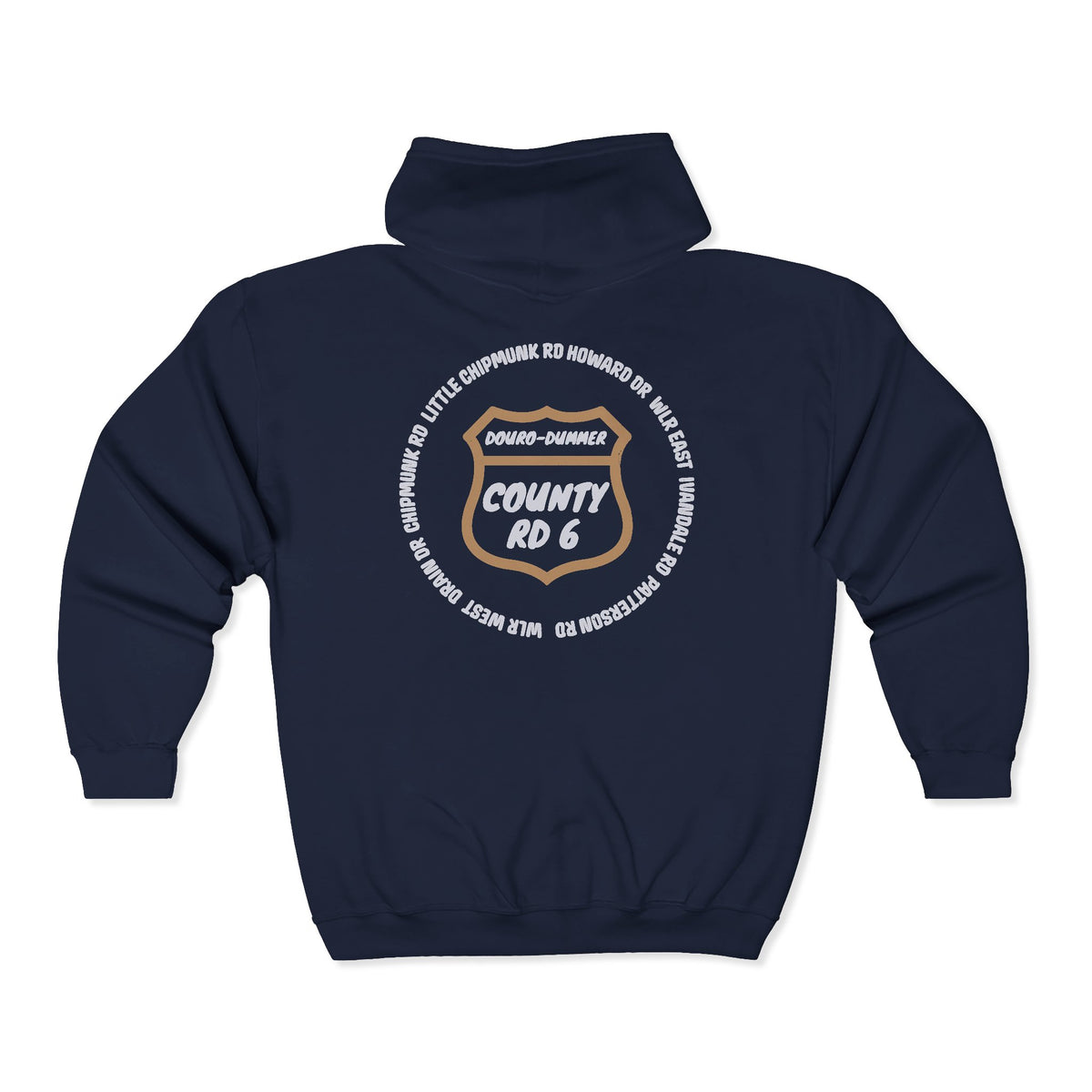 White Lake Roads Zip Hoodie