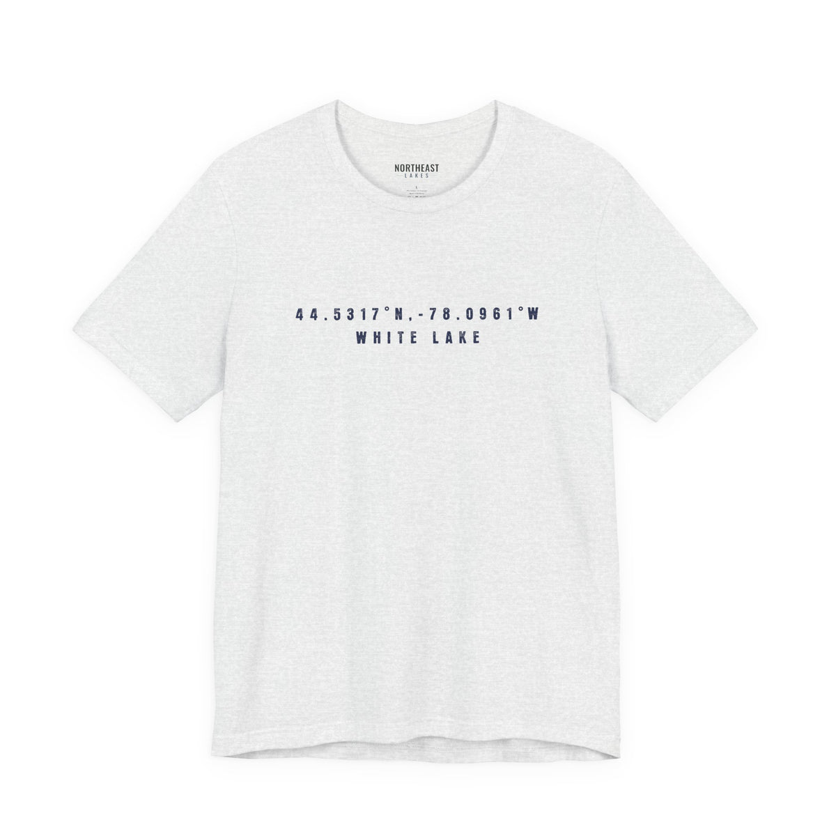 White Lake Coordinates Tee