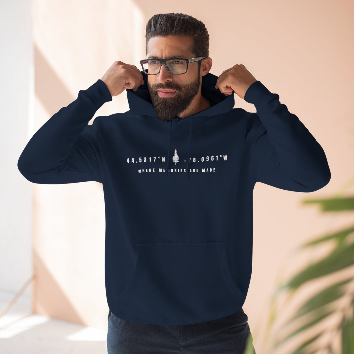 White Lake Coordinates Hoodie