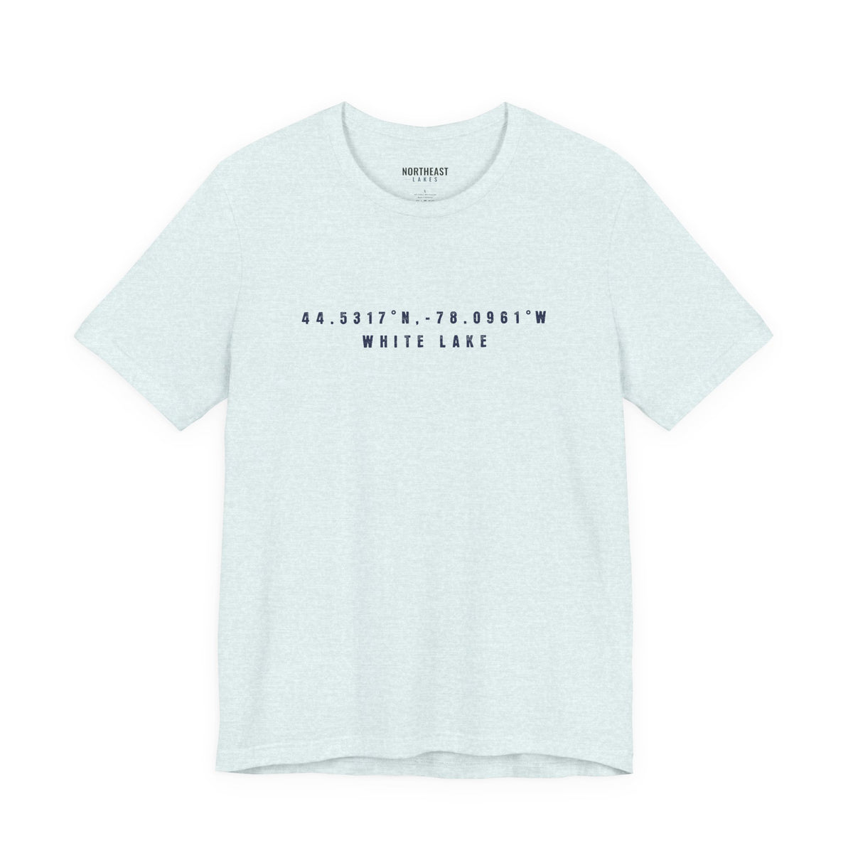 White Lake Coordinates Tee